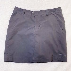 Columbia Titanium Sz 6 Gray Skorts EUC